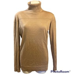 ZERO + MARIA CORNEJO merino wool silk blend turtleneck sweater